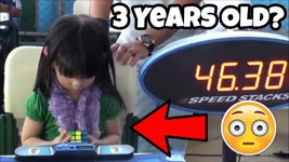 Top 3 Youngest People To Solve A Rubiks Cube! (3 Years Old)