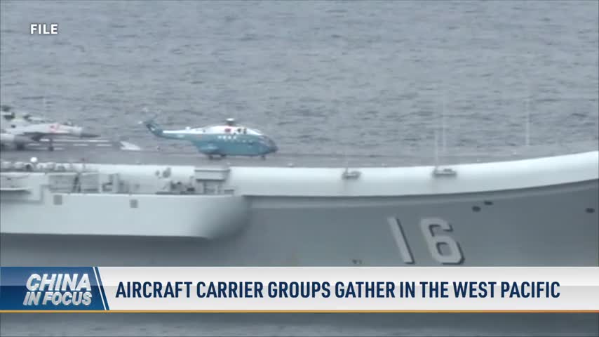 Aircraft Carrier Groups Gather in the West Pacific