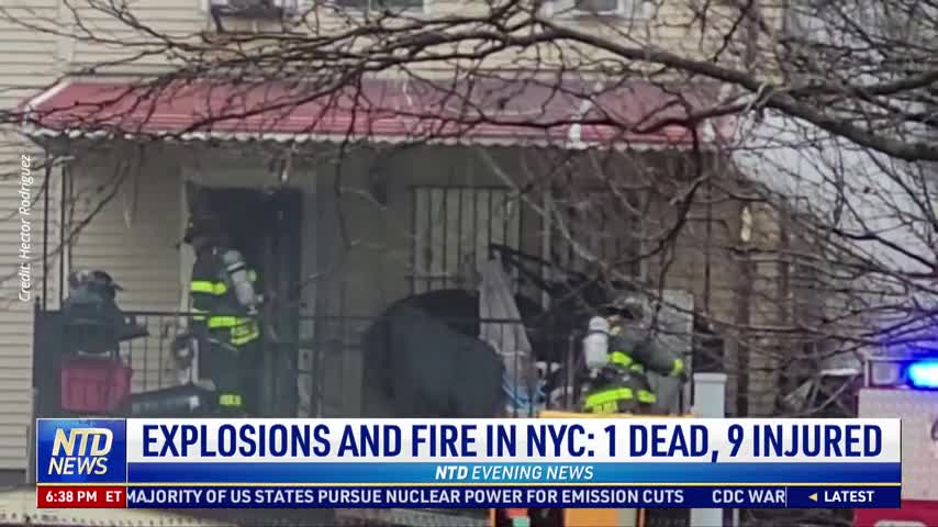 Explosions and Fire in NYC: 1 Dead, 9 Injured