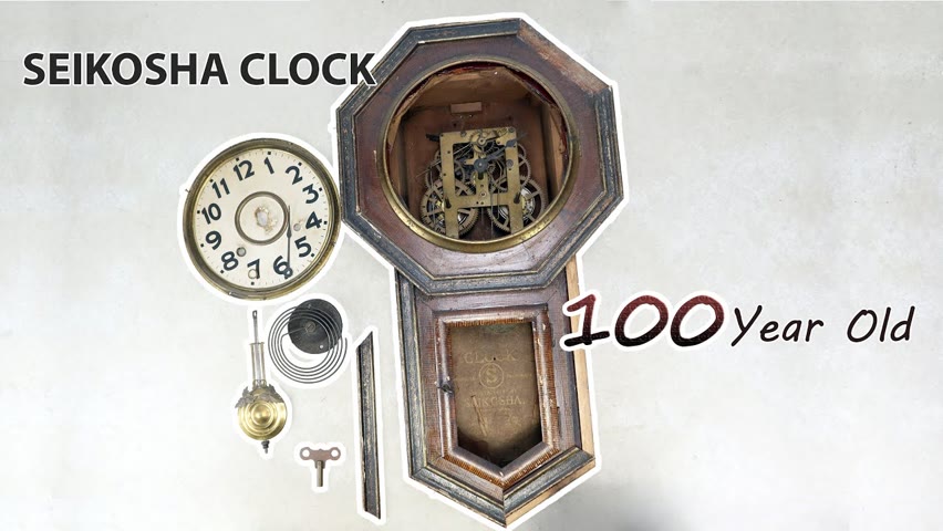 Antique Seikosha Wall Clock Restoration