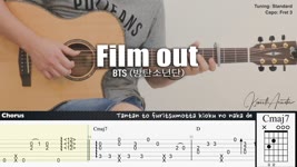 Film Out - BTS (방탄소년단) | Fingerstyle Guitar | TAB + Chords + Lyrics