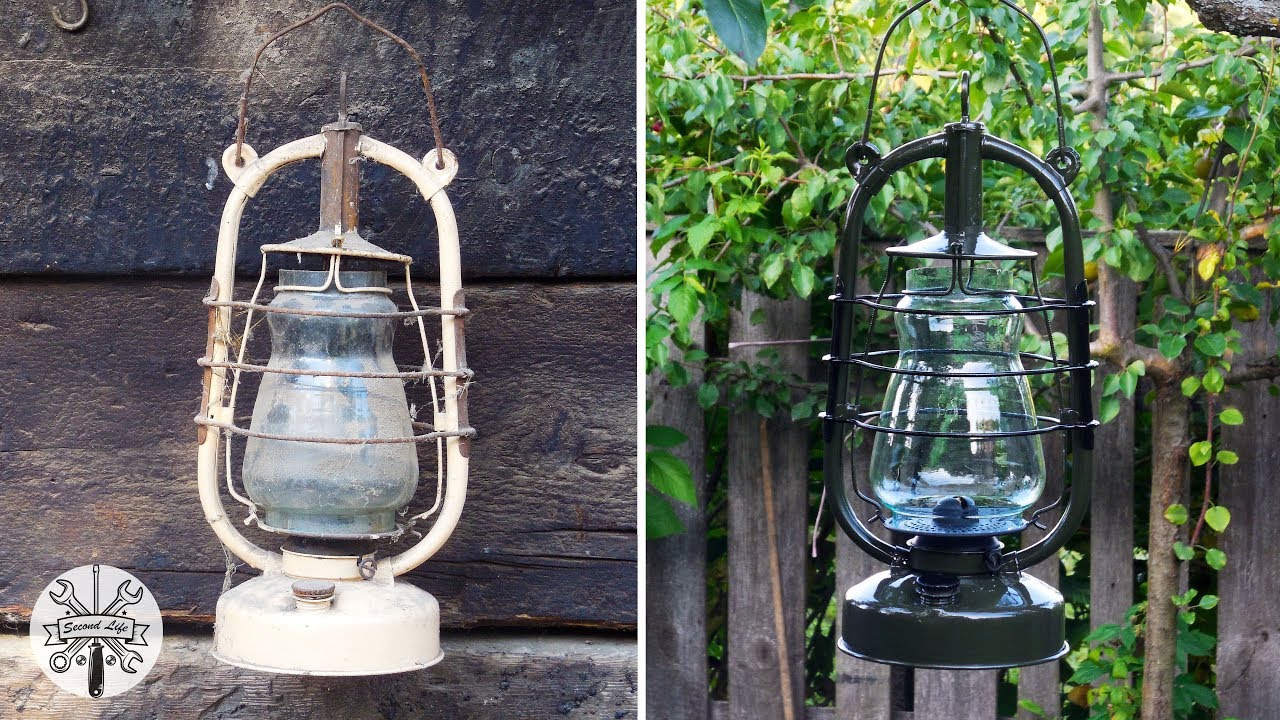  Kerosene lamp restoration◃ ║ ▹ Лампа керосиновая 
