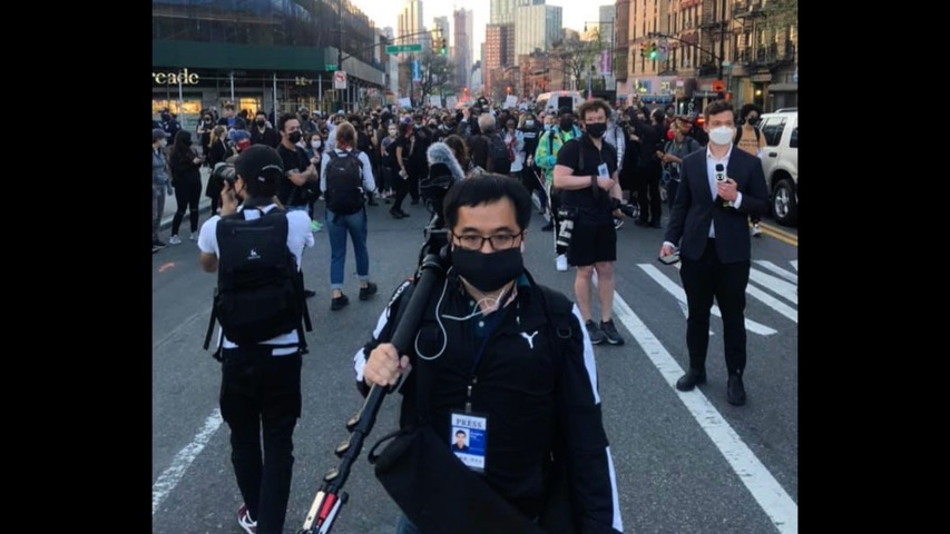 台灣在沒疫苗下如何自保 只戴口罩接觸破萬美國人 前線攝影師經驗談