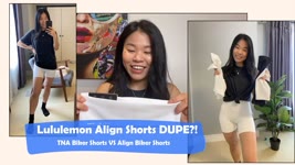 Lululemon Align DUPE?! | TNA Biker Shorts vs Align Shorts