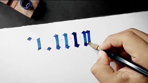 Calligraphy for Beginners - HOW TO WRITE QUADRATA ALPHABET L-Z (PART 2)