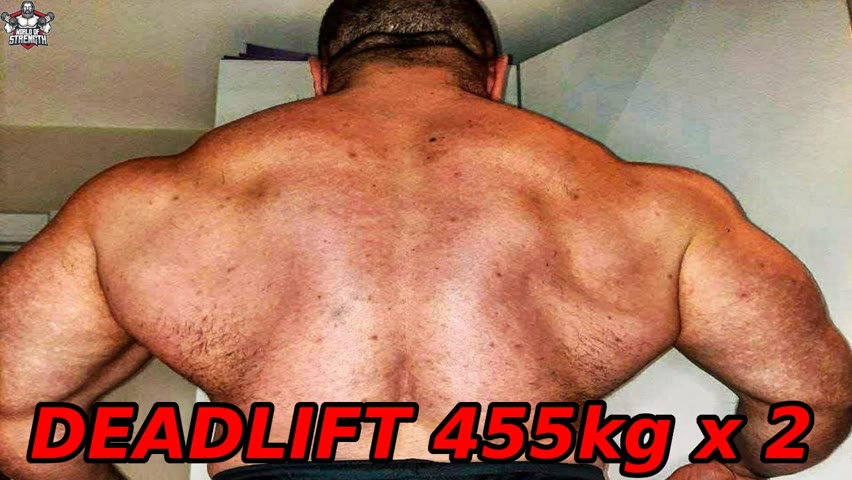 Strength Monster - Easy Deadlift 455kg x 2 | Urikar Pro 3 Massage Gun