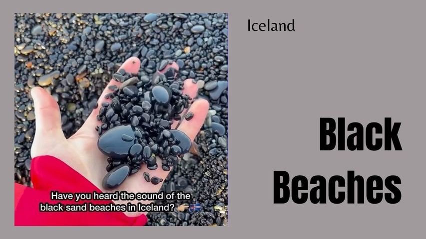 Iceland Boasts a Number of Black Beaches That Intrigue Travelers From All Over the World
