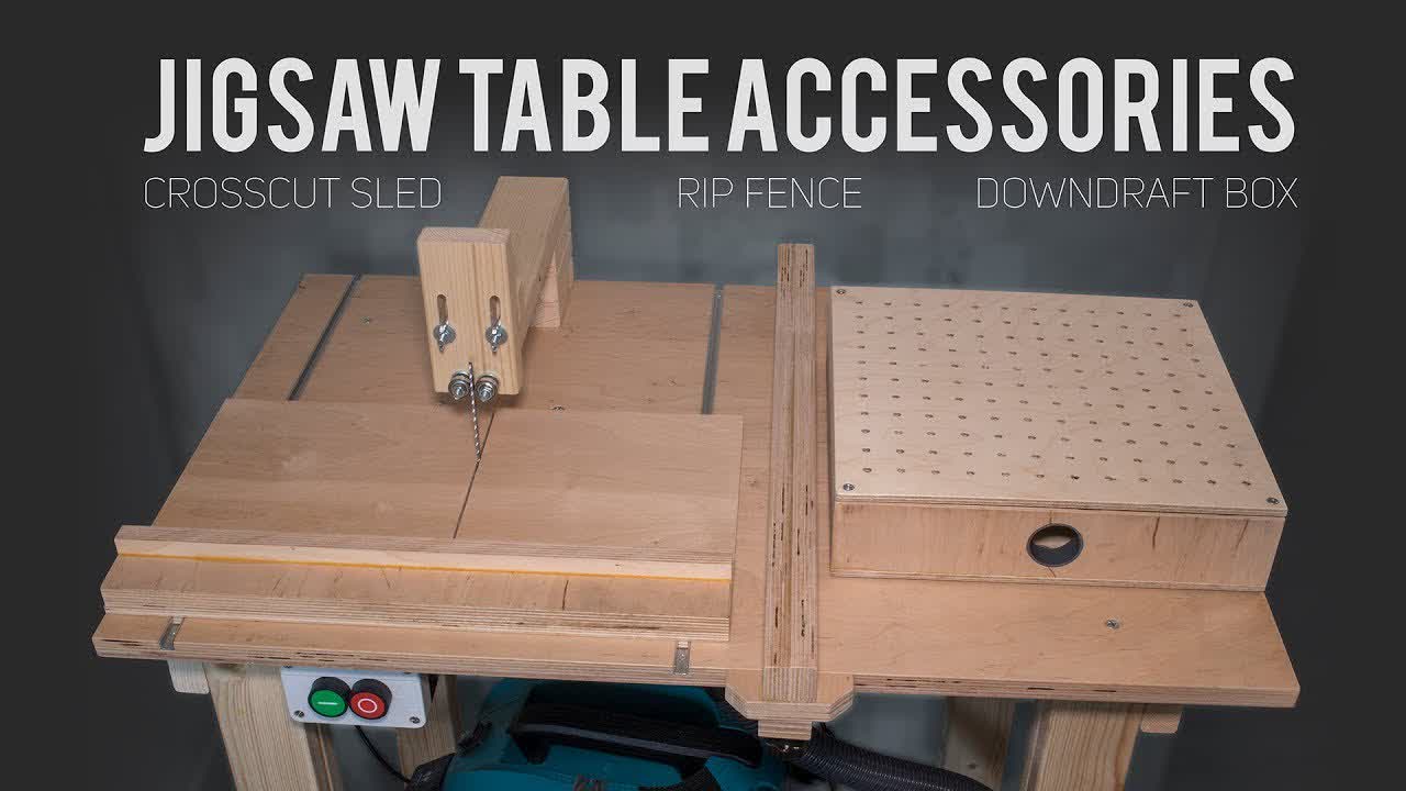 Jigsaw Table like Table Saw?! [How To Make]