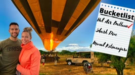 Check Mark On Our BUCKET LIST ✅ / Hot Air Balloon Safari in Amboseli Kenya 🇰🇪