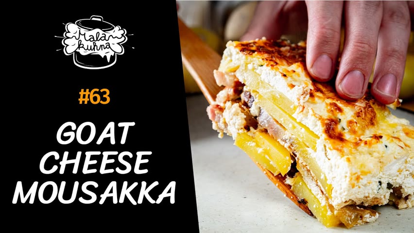Goat Cheese Mousakka | Little Kitchen recipe