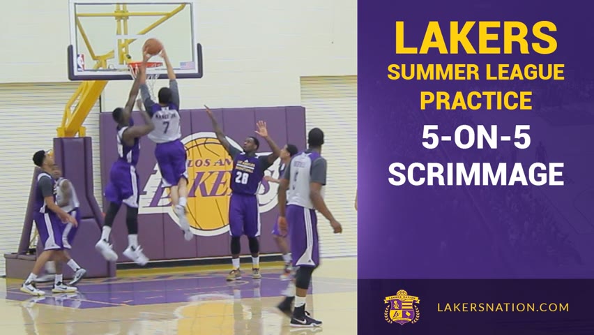 Lakers 5-On-5 Scrimmages: D'Angelo Russell, Randle, Clarkson, Nance