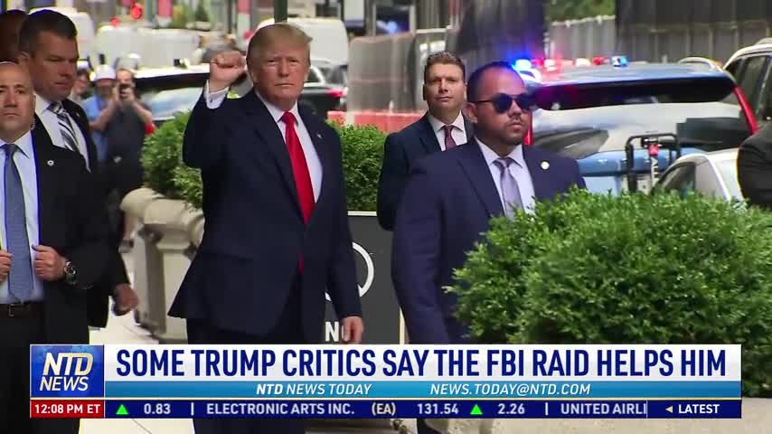 Some Trump Critics Say The FBI Raid Helps Him