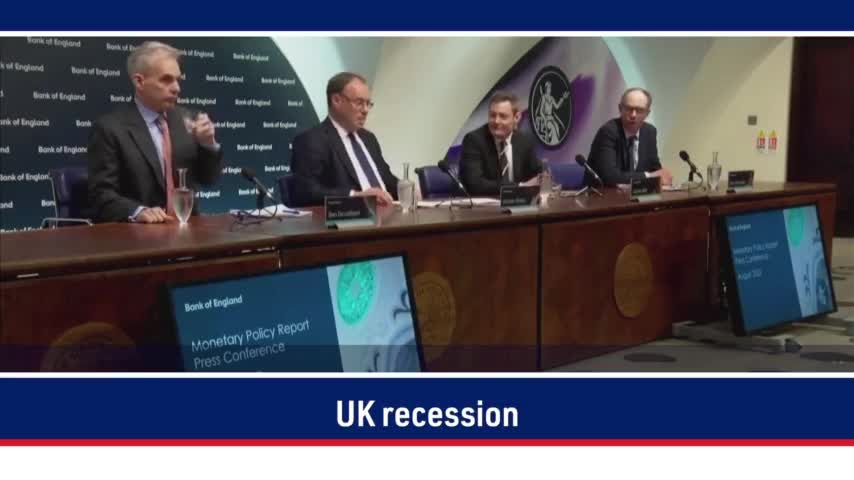 Bank of England Predicts Recession; Veteran Arrested 'For Causing Anxiety'