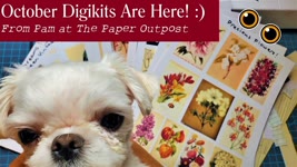 October Digikits are Here! Autumn! Flowers! Soaps! Halloween! Green! ! The Paper Outpost! :)