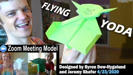 Flying Yoda!   DIY Paper Airplane