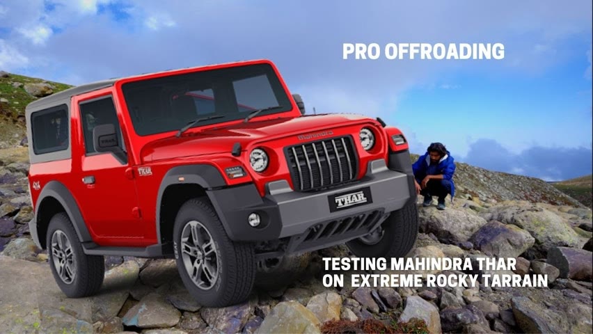 NO JOKING ! Testing new Mahindra Thar 4x4 on Extreme Rocky terrain |Extreme off-roading video |