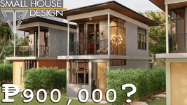 SMALL HOUSE DESIGN 18 SQM. | LOW-COST HOUSE | MODERN BALAI