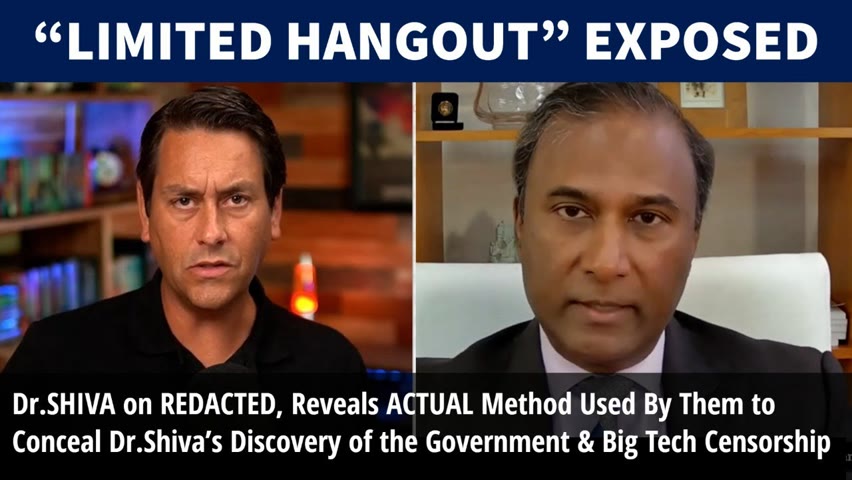 Dr.SHIVA on REDACTED™ Reveals ACTUAL Method Used to Conceal Dr.SHIVA’s Censorship Discovery
