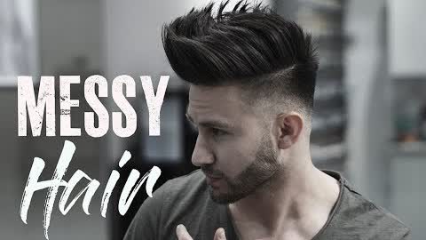 MESSY HAIRSTYLE. Men´s hairstyle inspiration