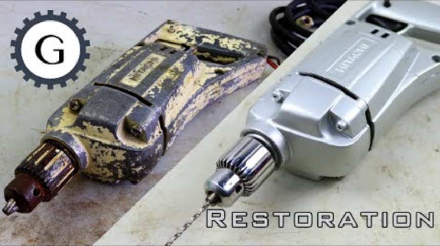 Electric Drill Restoration | Very Old Hitachi Drill Restoration