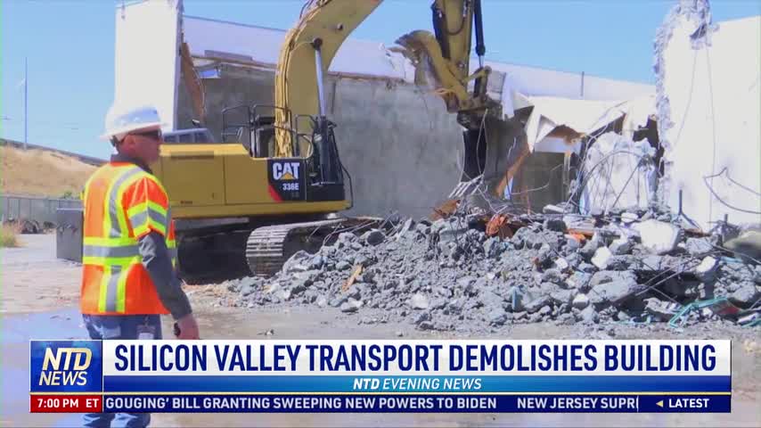 Silicon Valley Transport Demolishes Building