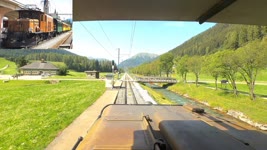 ★ 4K 🇨🇭Filisur - Davos Platz - Filisur, cab ride in a 90 year old locomotive & new EMU [07.2020]