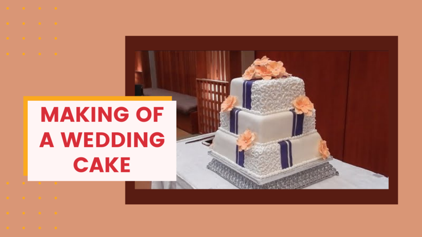 Making of a Wedding Cake