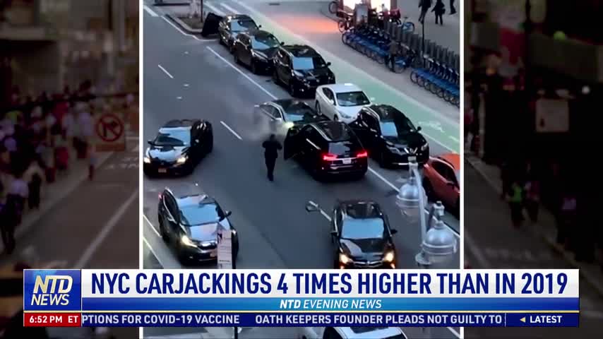 NYC Carjackings 4 Times Higher Than in 2019