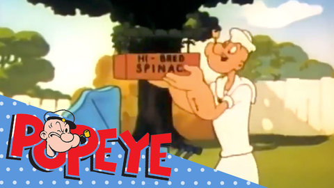 Popeye - Gopher Spinach (1954) (Classic Funny Cartoon in HD!)