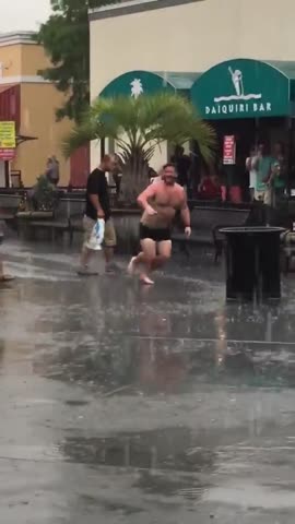 Man Proves That Almost Any Surface Can Be a Slip N' Slide if You Try Hard Enough