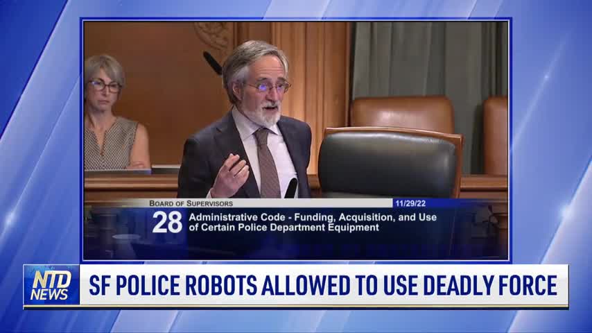 San Francisco Police Robots Allowed to Use Deadly Force