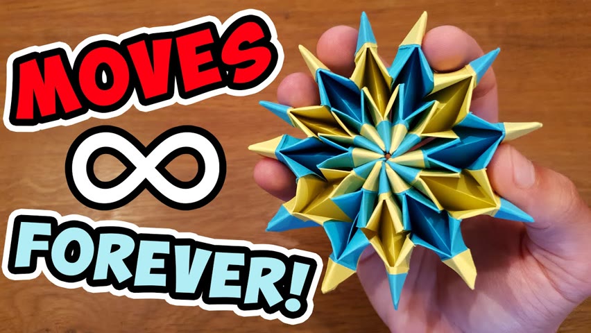 How To Make Paper MOVING FIREWORKS - Origami