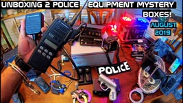 Unboxing 2 Police Equipment Mystery Boxes! Crown Rick Auto AUG 2019