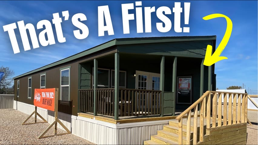 I have NEVER seen a Mobile Home floor plan like this! | Home Tour