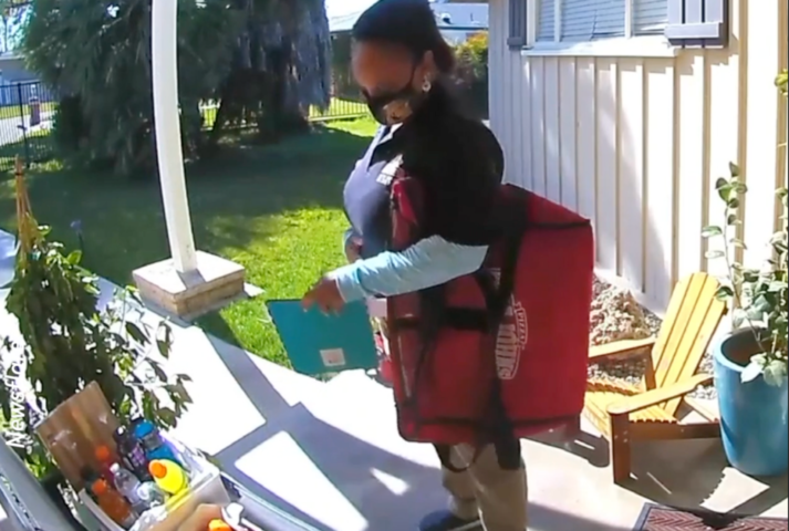Homeowner Leaves Snacks for Delivery Workers