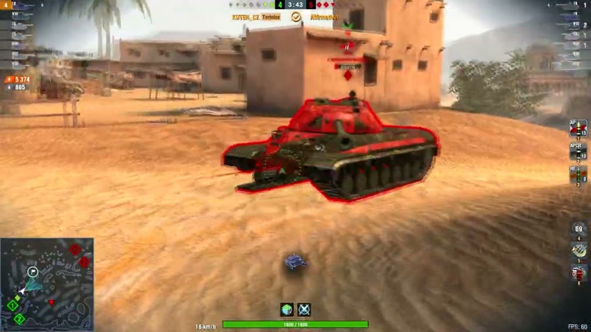 Tortoise 7356DMG 7Kills | World of Tanks Blitz | KUTER_CZ