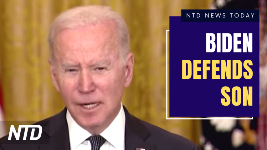 Biden Defends Hunter on Possible Charges; Millions May Still Be Eligible for Stimulus Payment | NTD News Today - rectangle