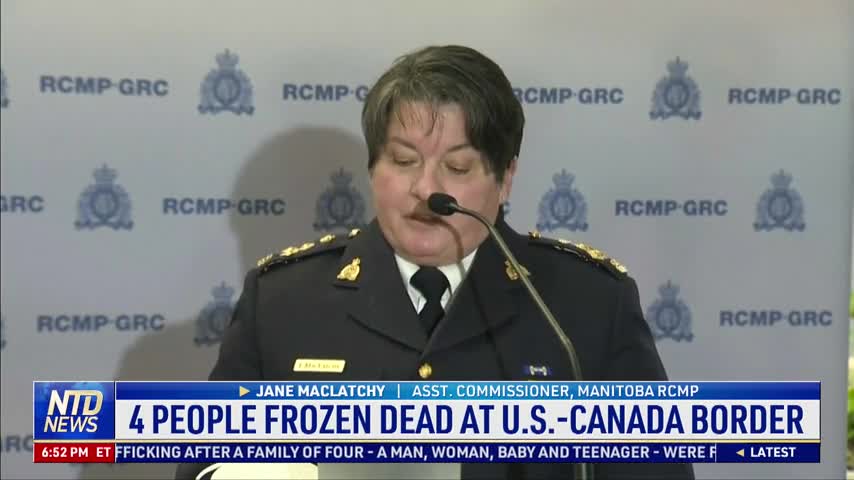 4 People Frozen Dead at US-Canada Border