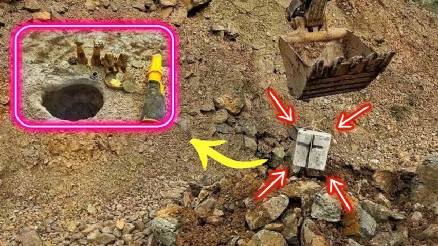 Great Treasure Hunt / We Found The Treasure Hidden Inside The Concrete