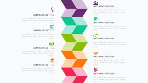 9 colorful Options Infographic Slide in PowerPoint