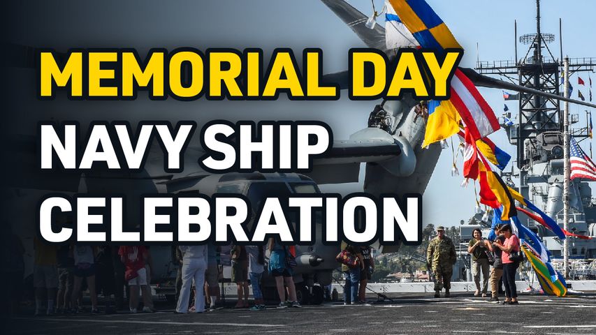 Memorial Day Celebration Aboard Navy Ship; Classical Music In The Wild | California Today – May 26