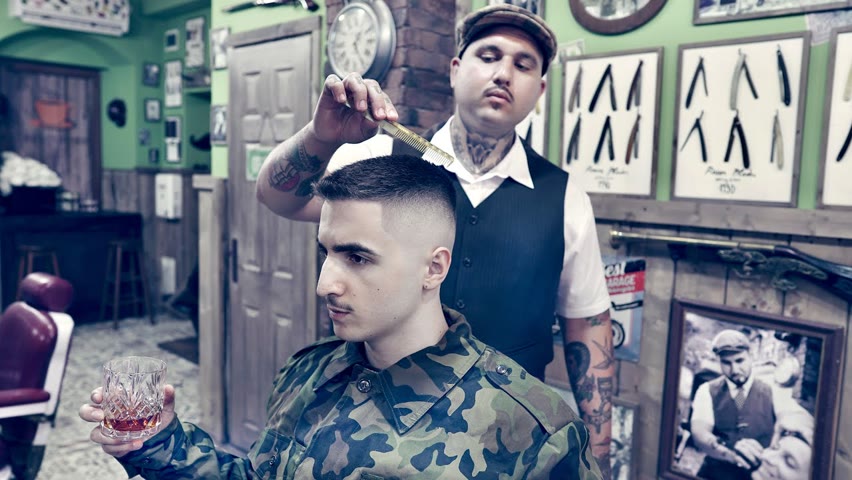 💈 ASMR BARBER - The HIGH and TIGHT - CLEAN Military HAIRCUT