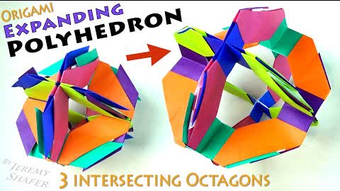 Origami Expanding Polyhedron