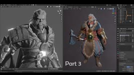 Blender - Warrior Character modeling - Part 3