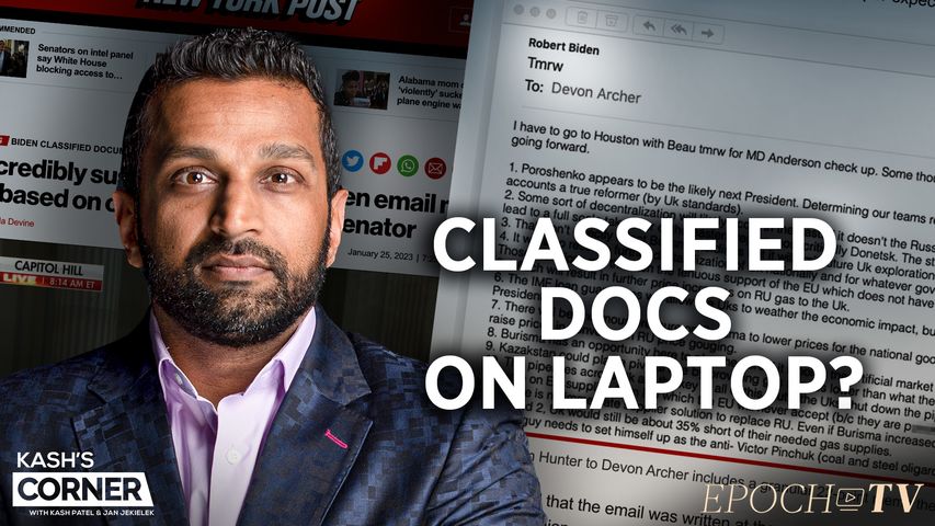 Kash Patel: Strange Hunter Laptop Docs Reveal Origin of Classified Docs Investigation? | TEASER