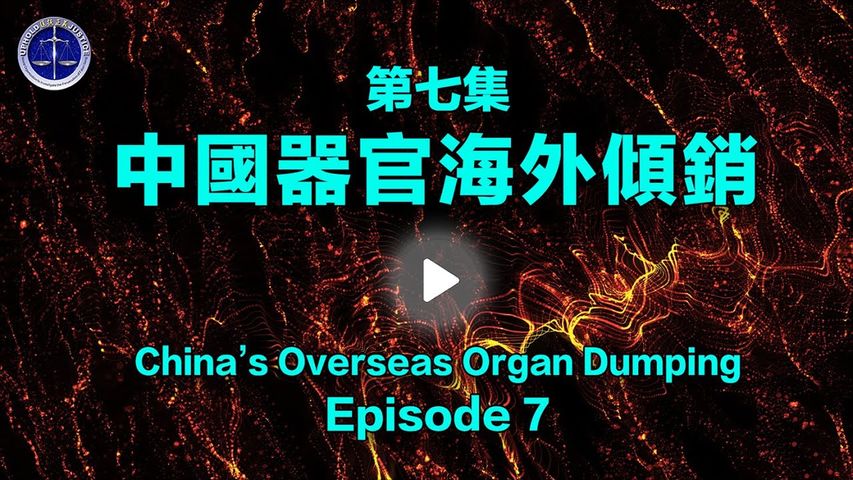 【鐵證如山系列講座】第7集 中國器官海外傾銷 Episode 7_ China’s Overseas Organ Dumping