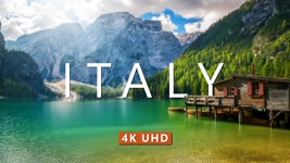 ITALY (4K UHD) Drone Film with Best Ambient Music For Stress Relief, Meditation, Sleep, & Yoga
