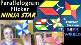 Parallelogram Flicker NINJA STAR 2020 折り紙