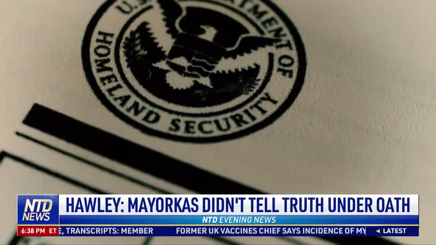 Sen. Josh Hawley: DHS Secretary Mayorkas Did Not Tell the Truth Under Oath