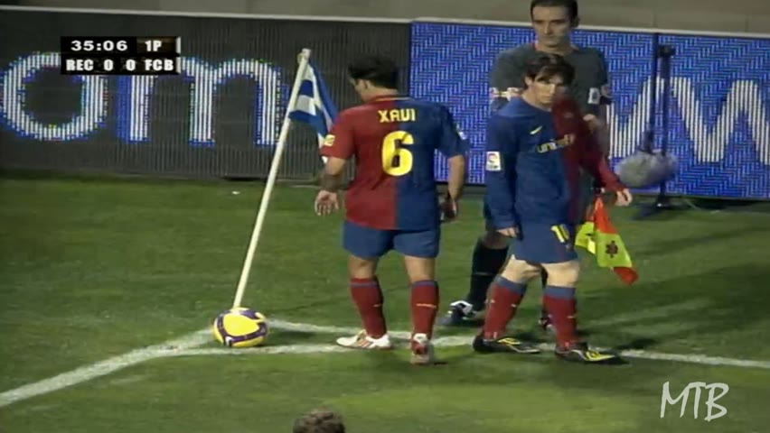 Young Lionel Messi 200 IQ Goal & Crazy Performance